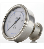 BLD布莱迪卫生型隔膜表医药设备管道专用压力表PTH-98.AO.513-F6